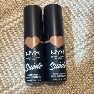 NYX Suede Matte Lipstick in Dainty Daze Bundle of 2